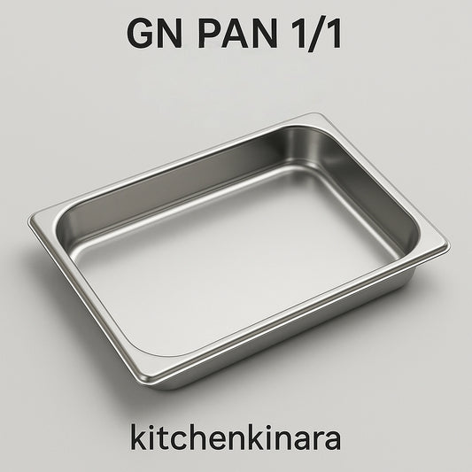 Premium Stainless Steel GN Pans 1/1- 100 MM